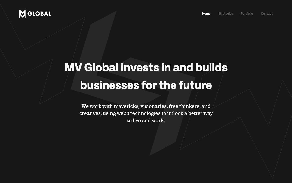 Master Ventures website preview