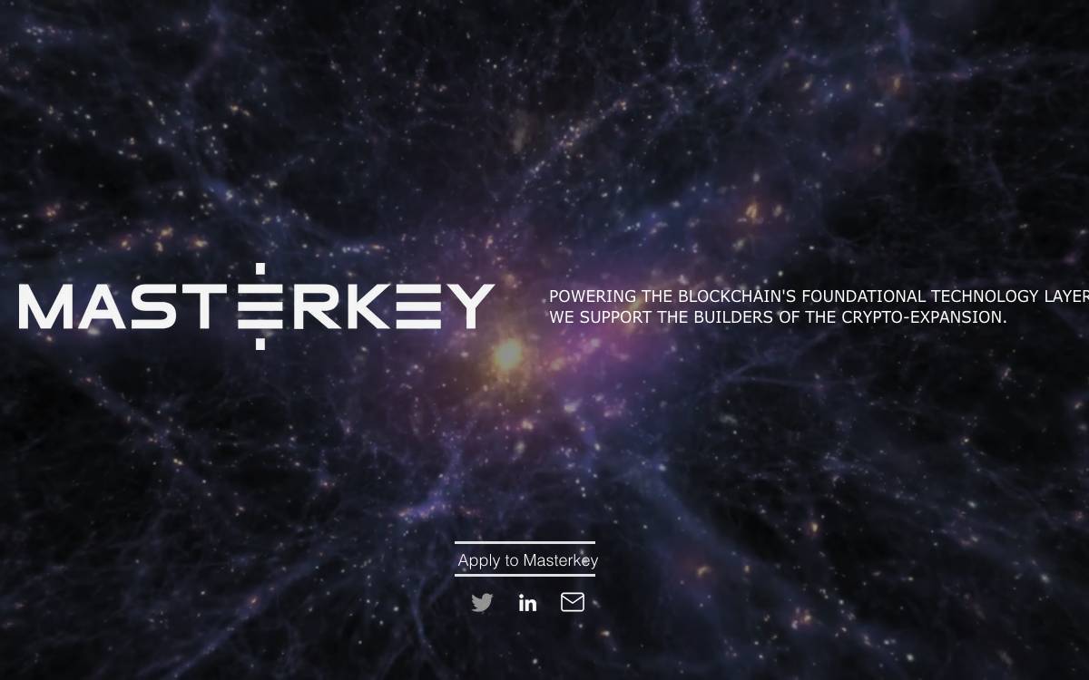 Masterkey VC website preview