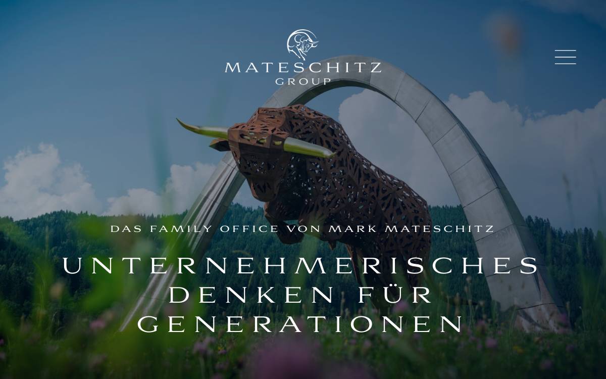Mateschitz Group website preview