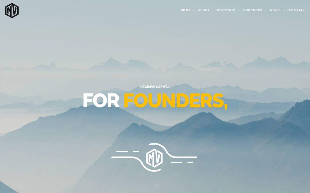 MAVA Ventures website preview