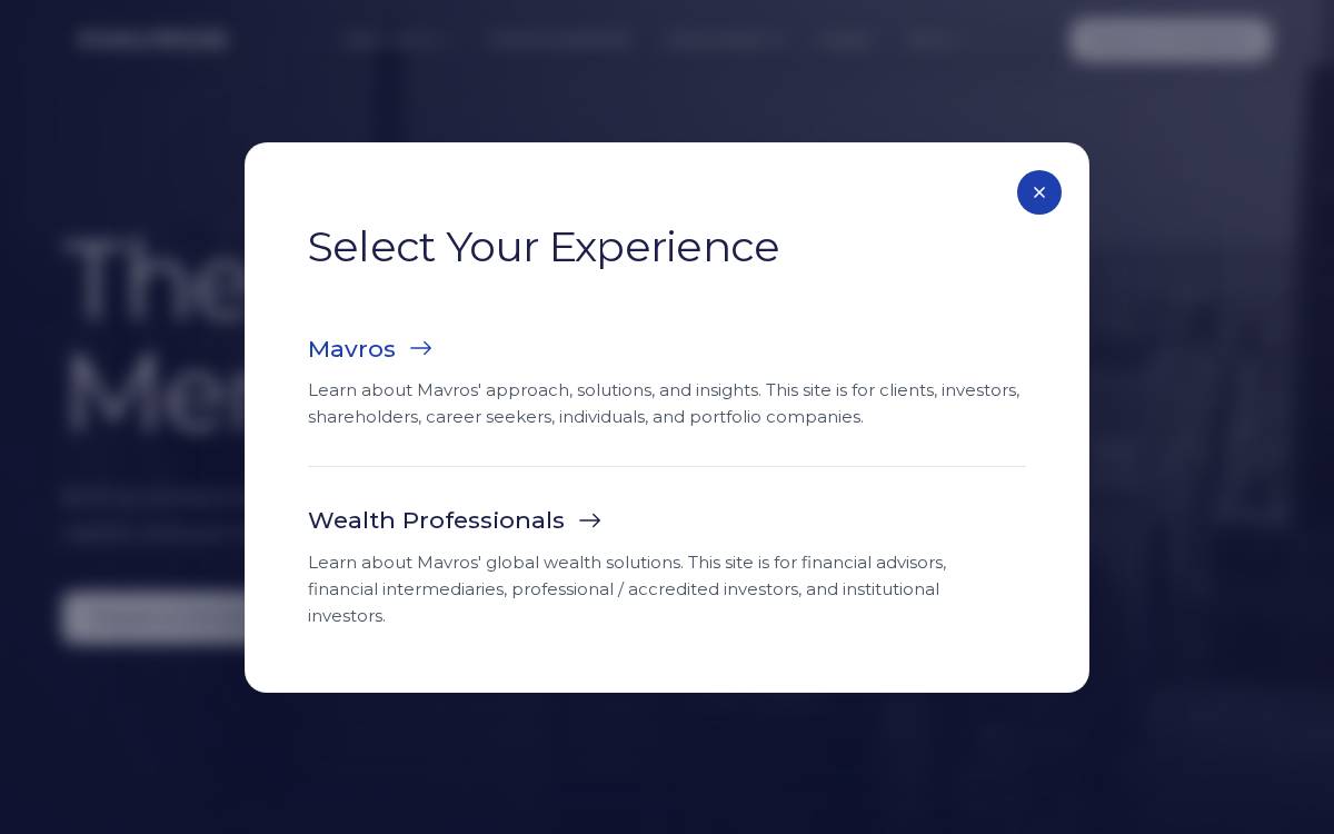 Mavros website preview