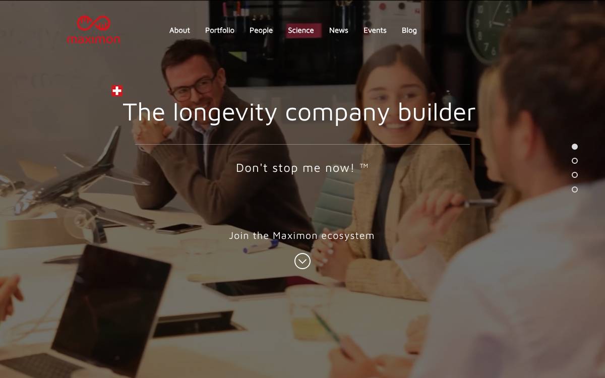 Maximon website preview