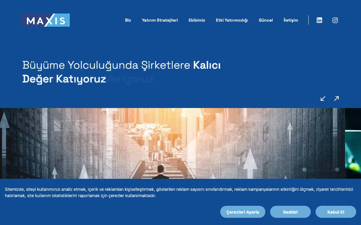 Maxis website preview