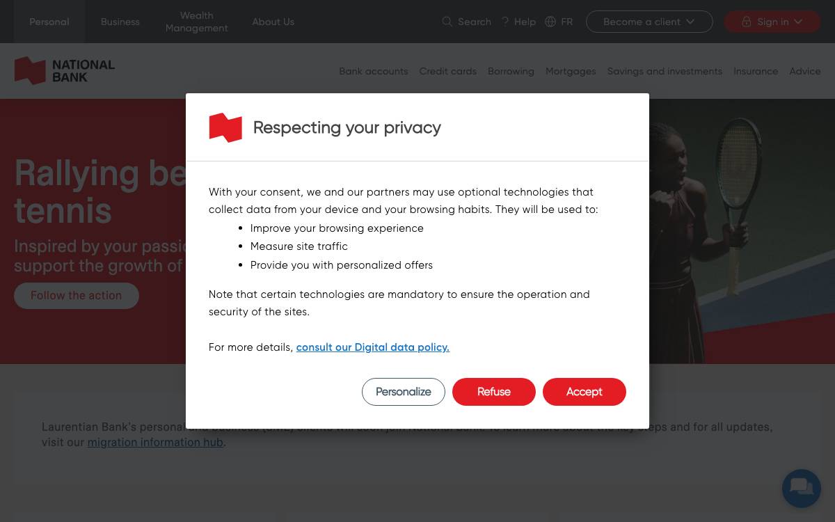 Maxium Financial website preview