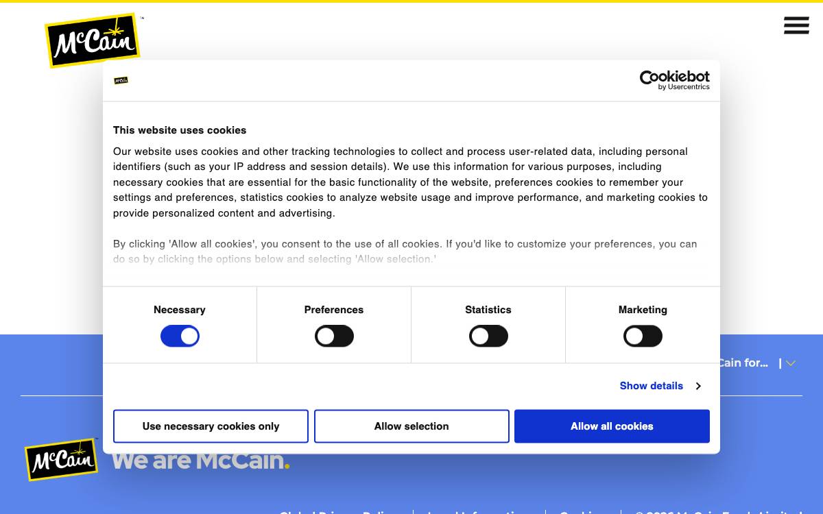 McCain Ventures website preview