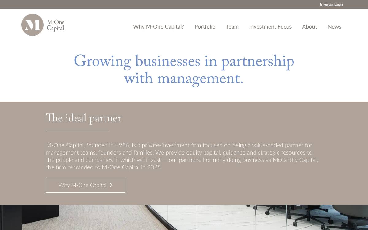 McCarthy Capital website preview