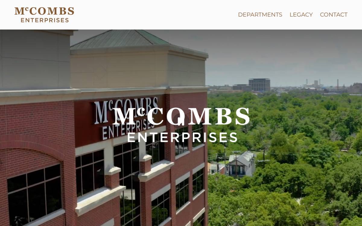 McCombs Partners website preview