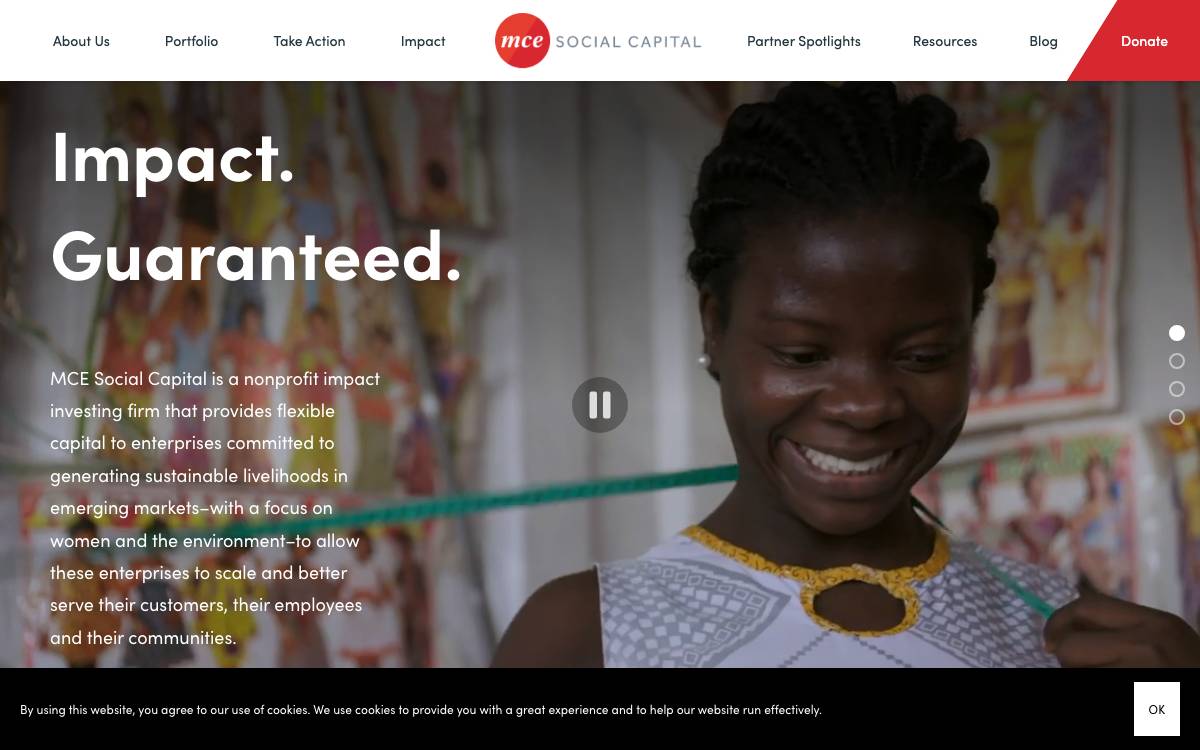 MCE Social Capital website preview