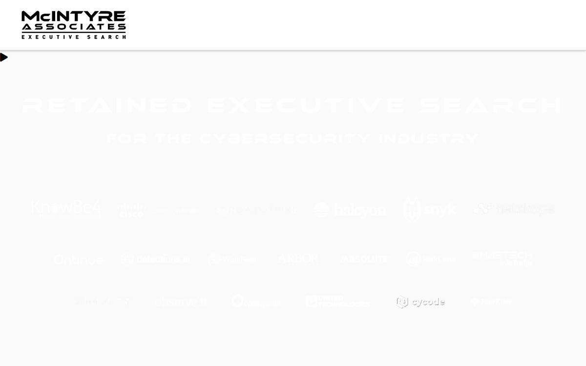 McIntyre Associates website preview