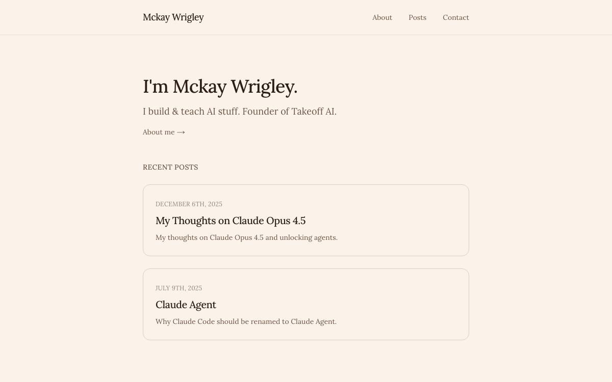 MCKAY WRIGLEY website preview
