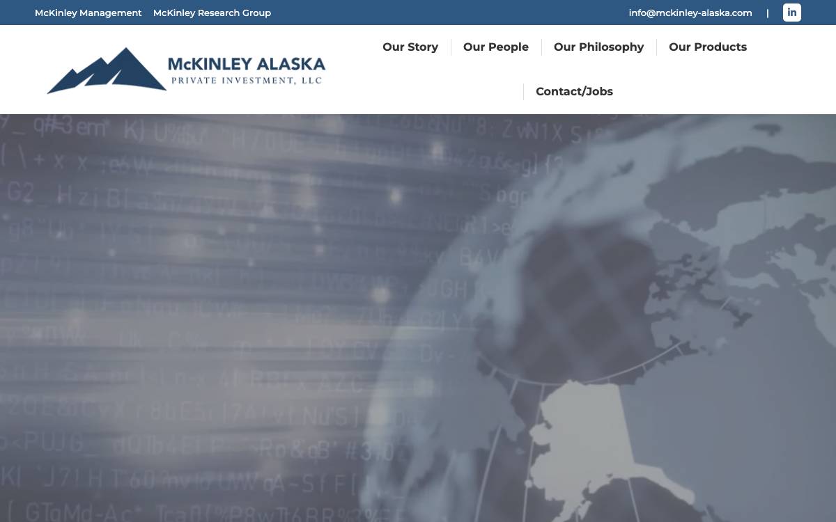 McKinley Alaska Private Investment website preview