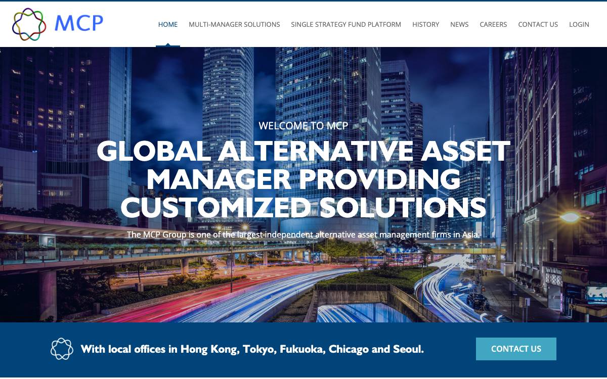 MCP Asset Management Company website preview