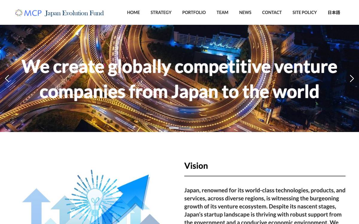 MCP Asset Management website preview