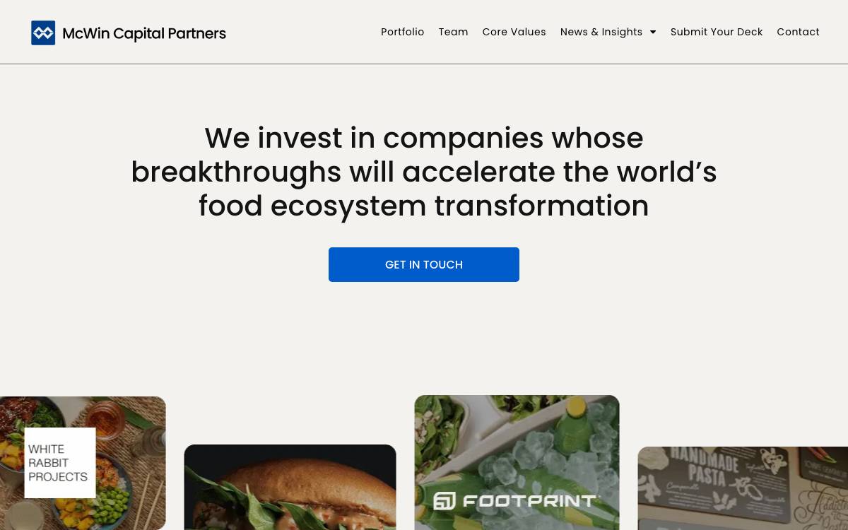 McWin Capital Partners website preview