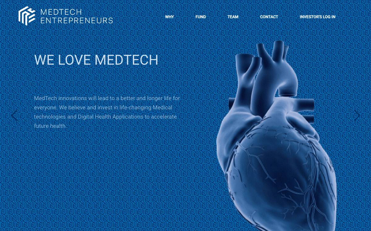 MedTech Entrepreneurs (MTE) website preview