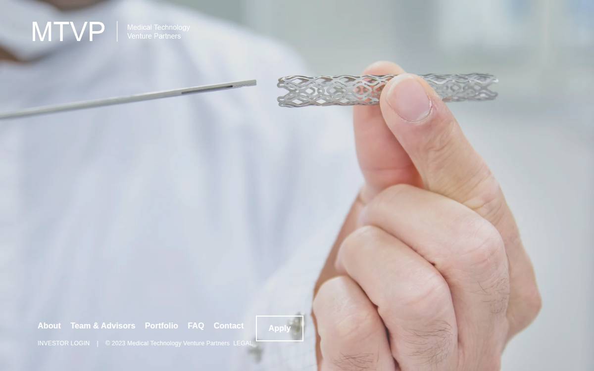 MedTech Venture Partners website preview