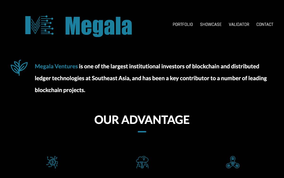 Megala Ventures website preview