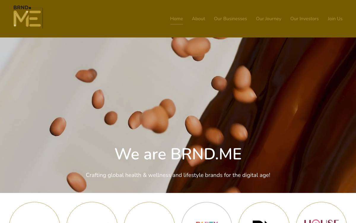 Mensa Brands website preview