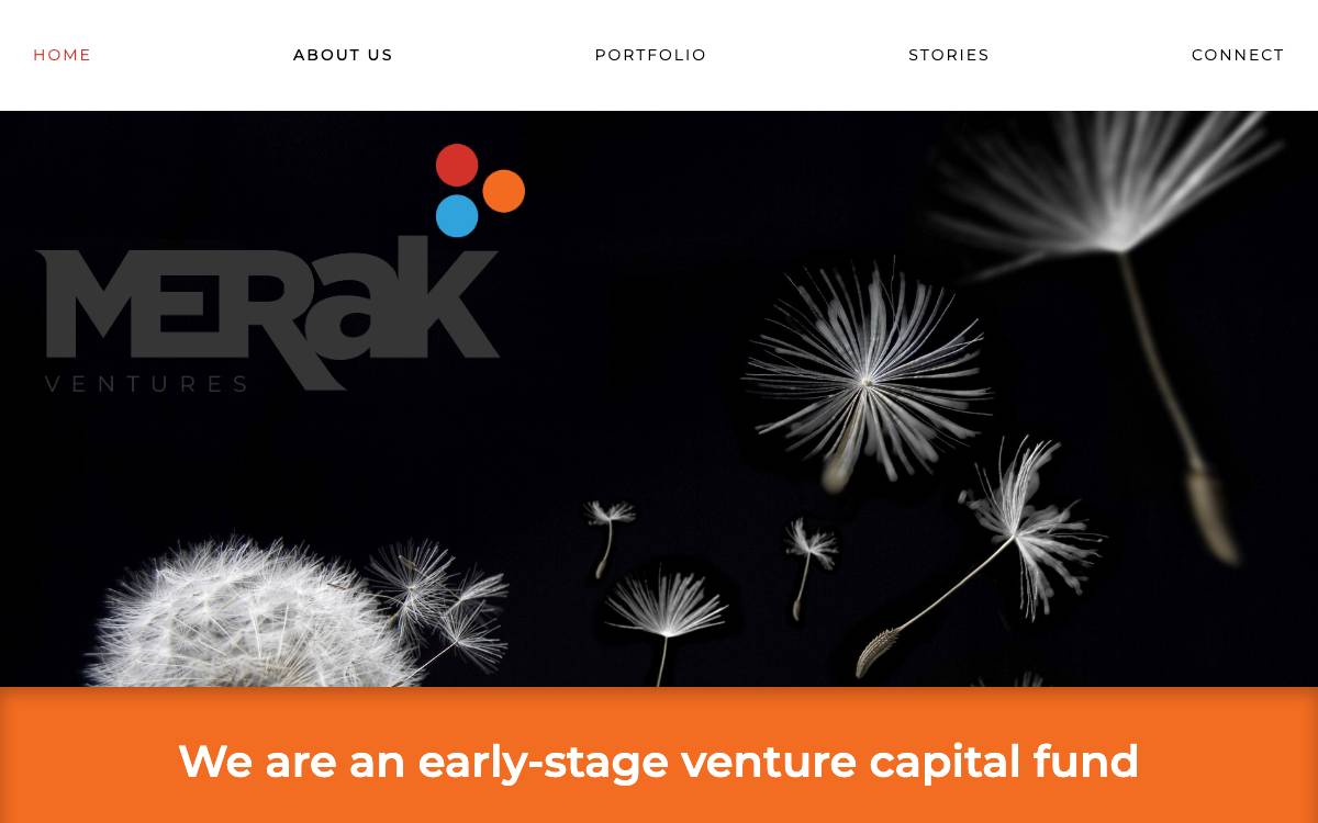Merak Ventures website preview