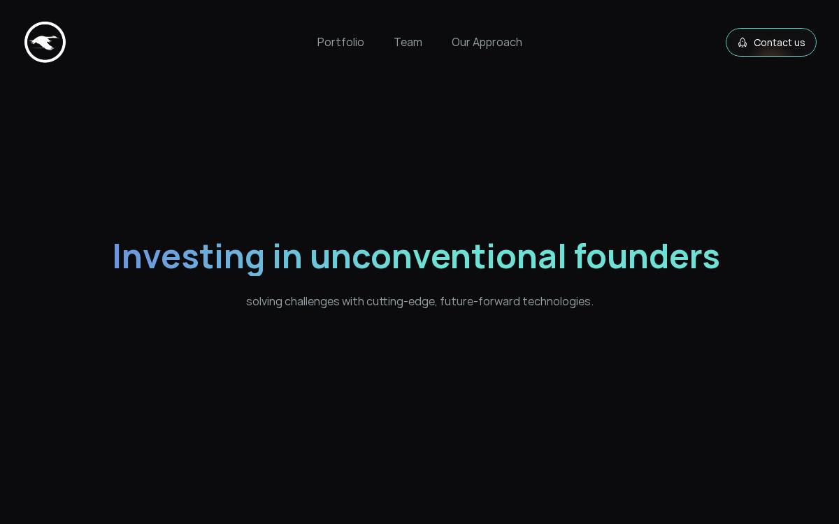 Mergus Ventures website preview