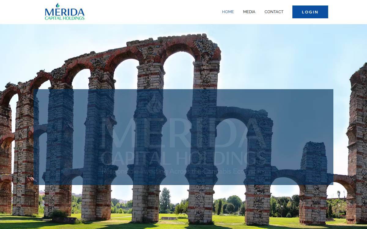 Merida Capital Holdings website preview