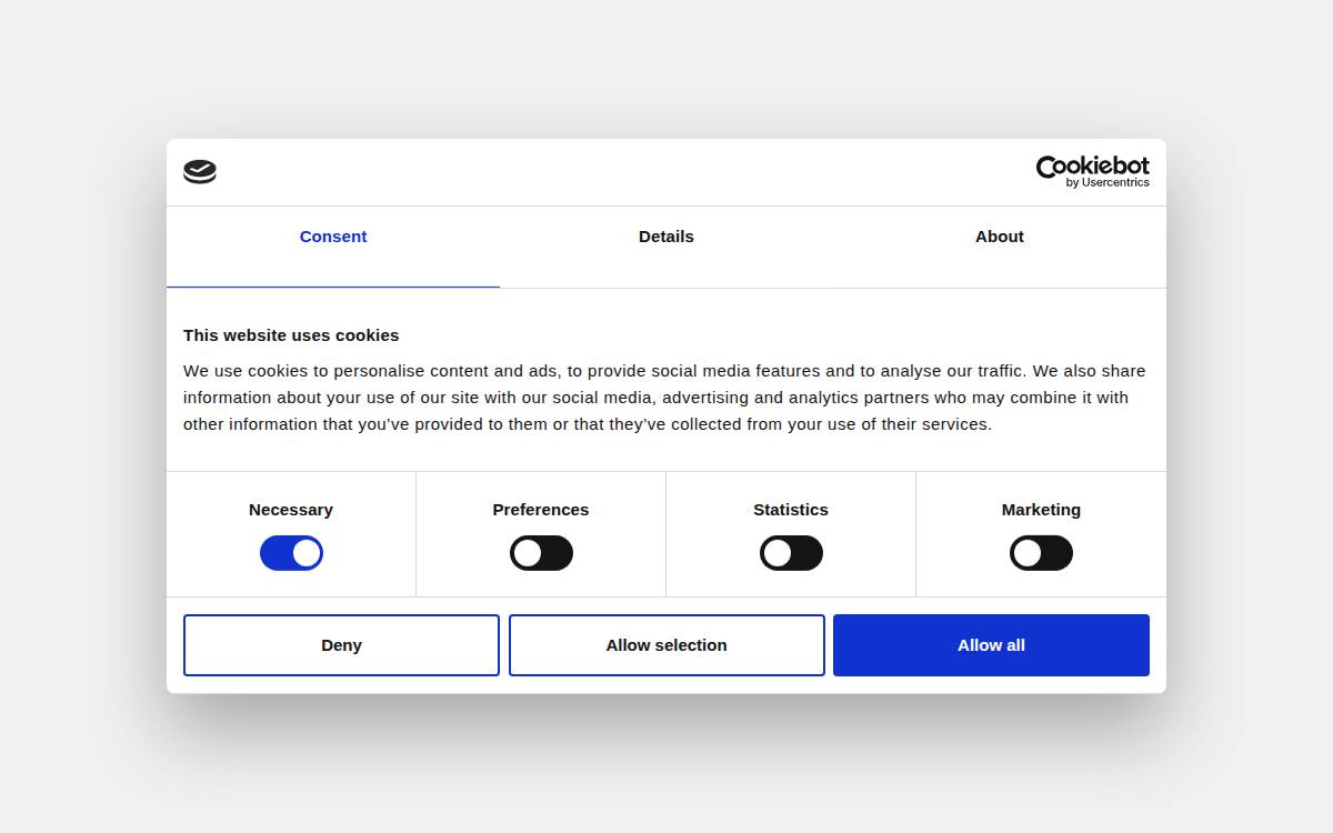 Meridiam website preview