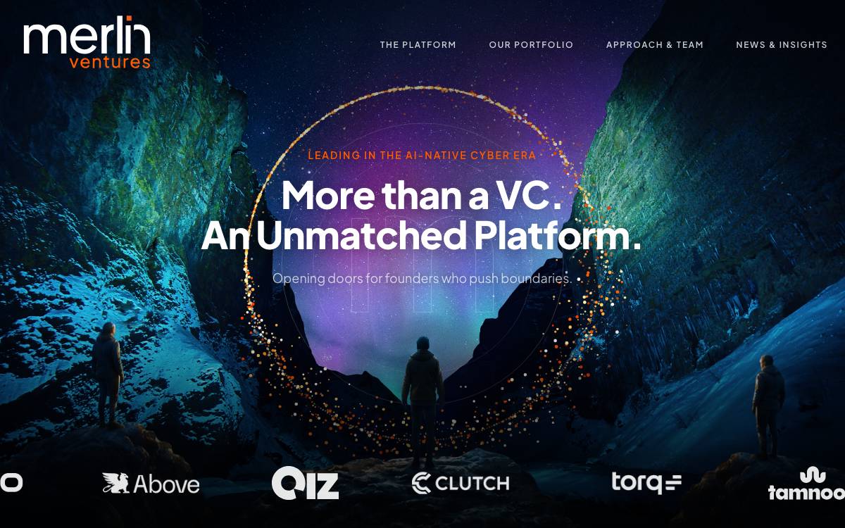 Merlin Ventures website preview