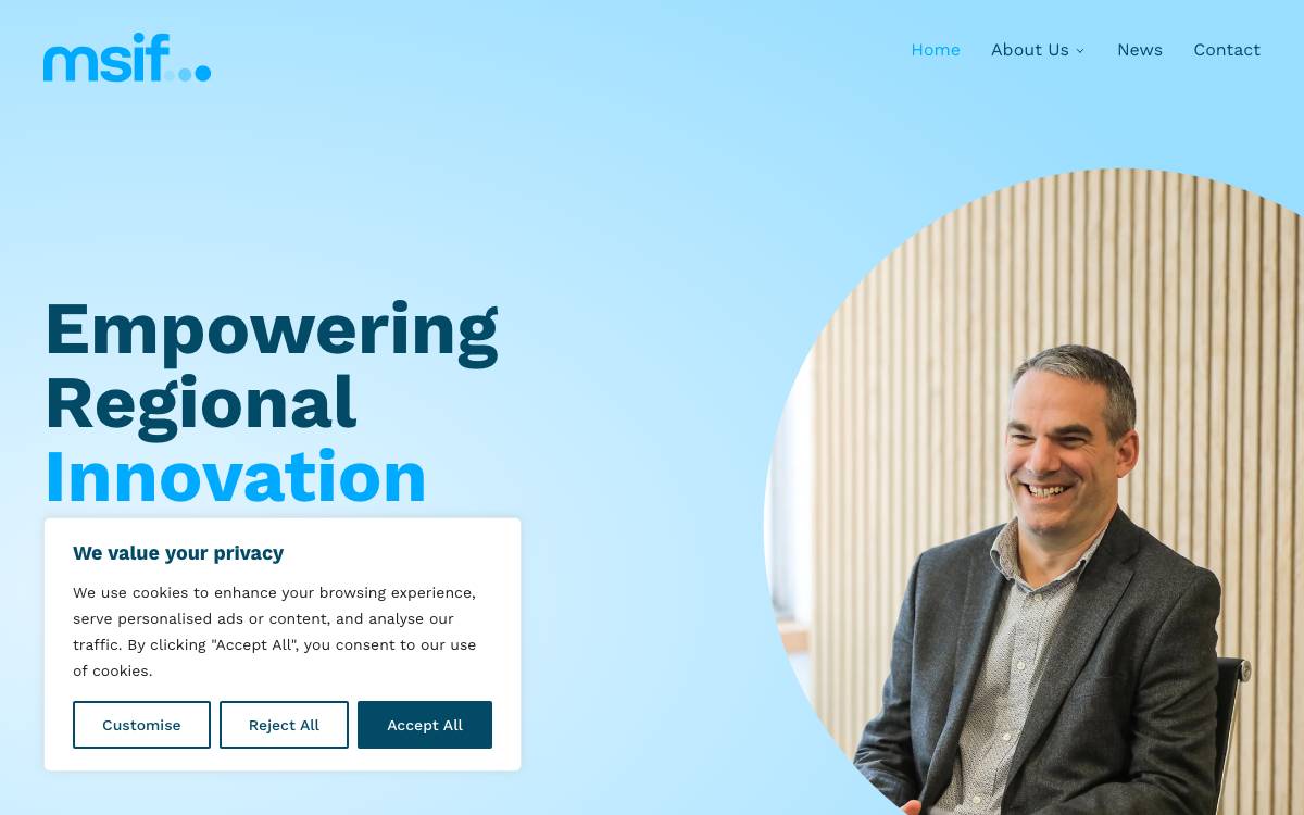 Merseyside Special Investment Fund website preview