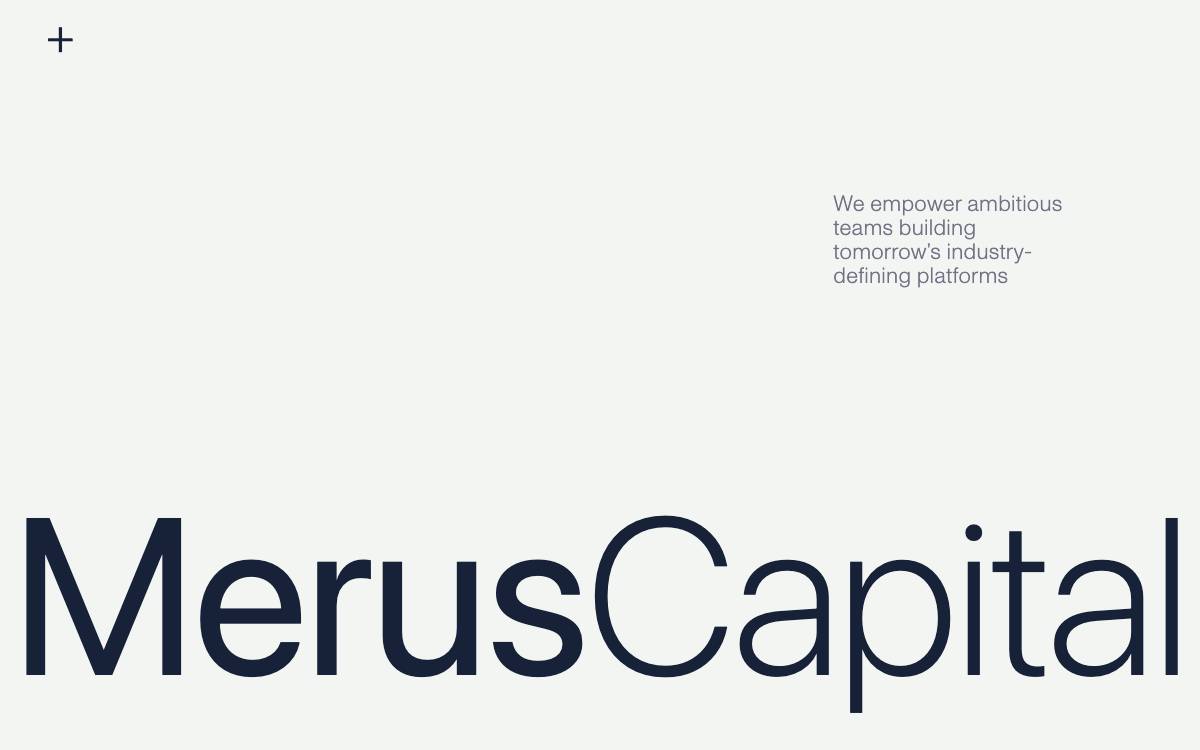 Merus Capital website preview