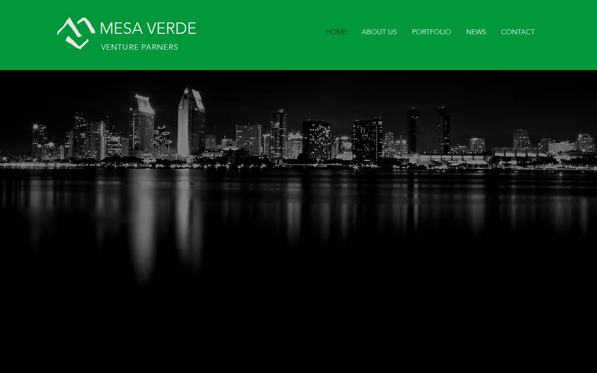 MESA VERDE VENTURE PARTNERS website preview
