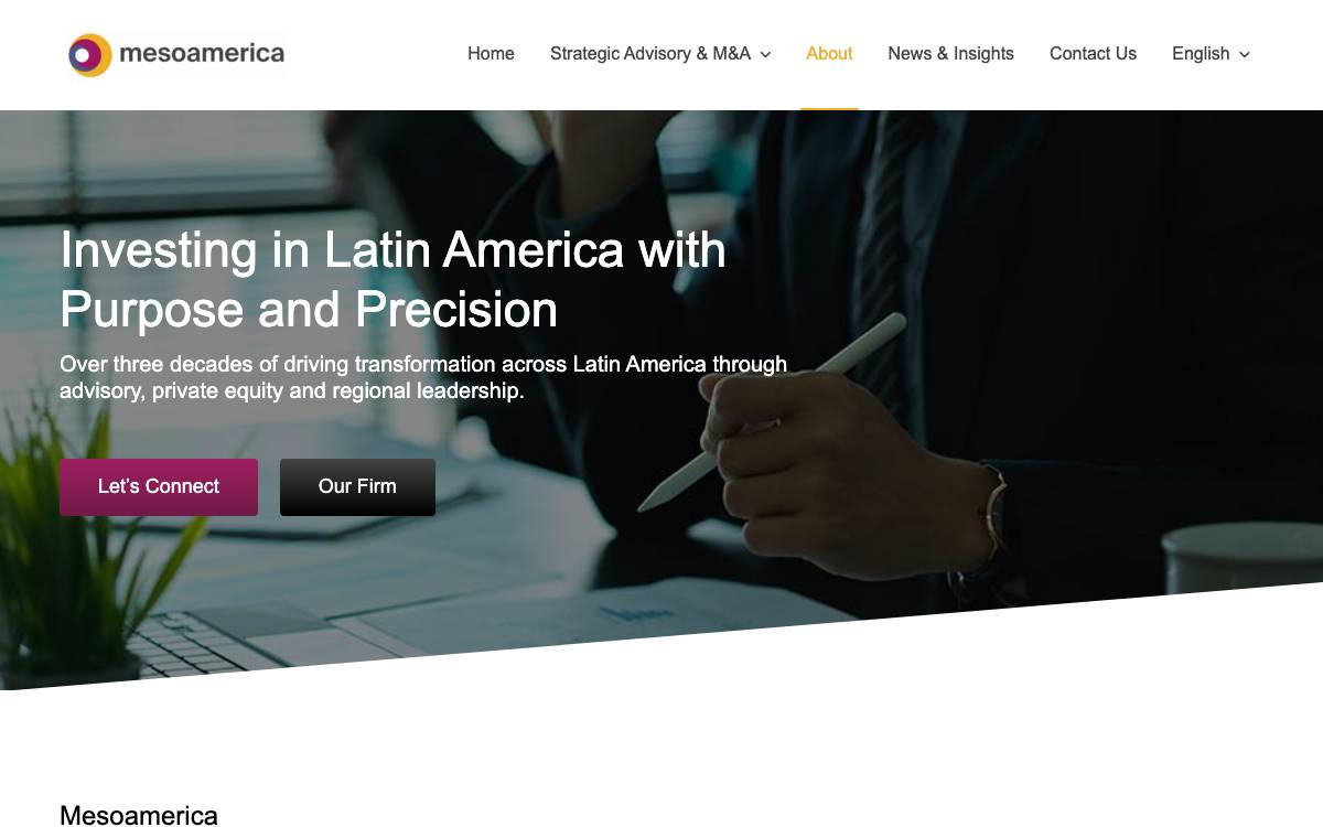 Mesoamerica website preview