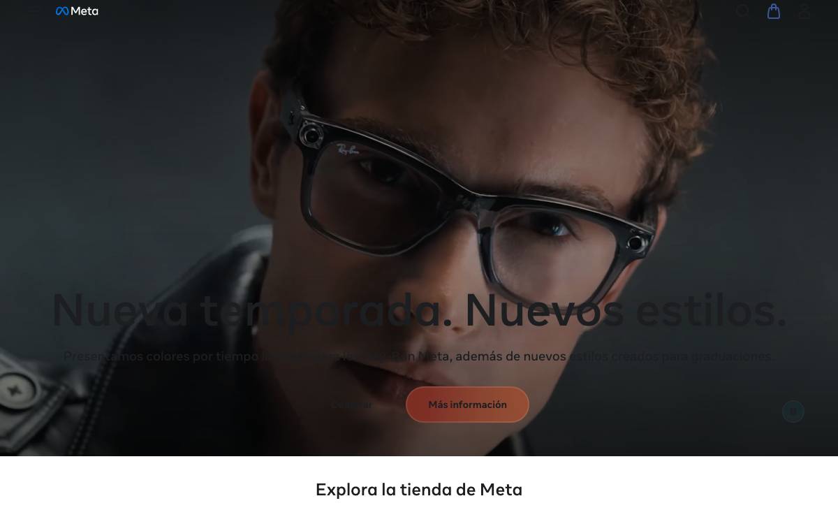 Meta website preview