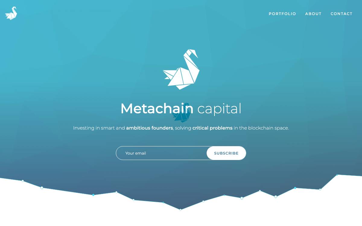 Metachain Capital website preview