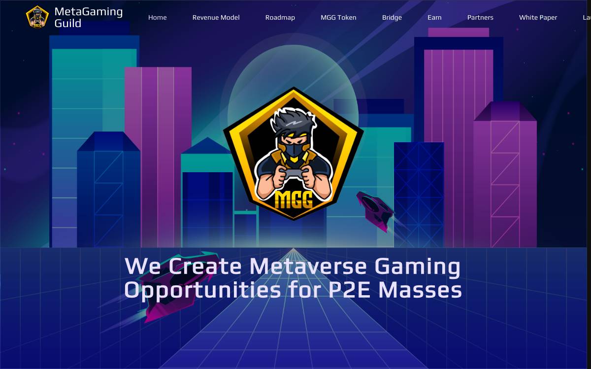 MetaGaming Guild website preview