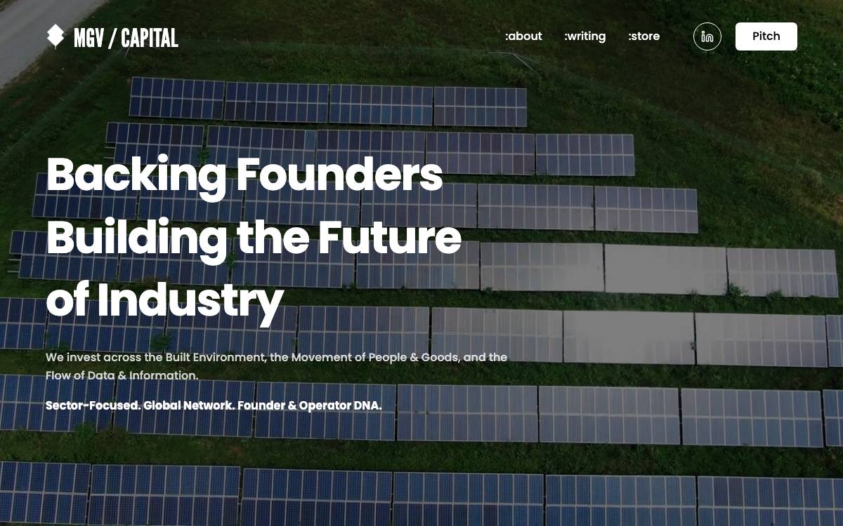 Metagrove Ventures website preview