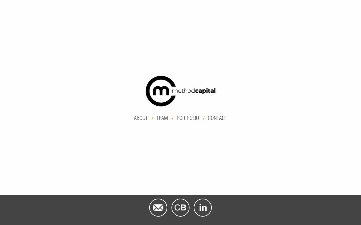 Method Capital website preview