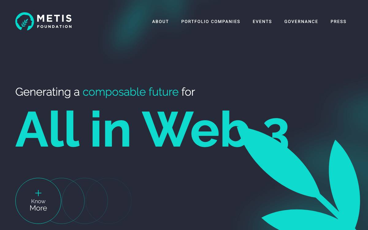 Metis Foundation website preview