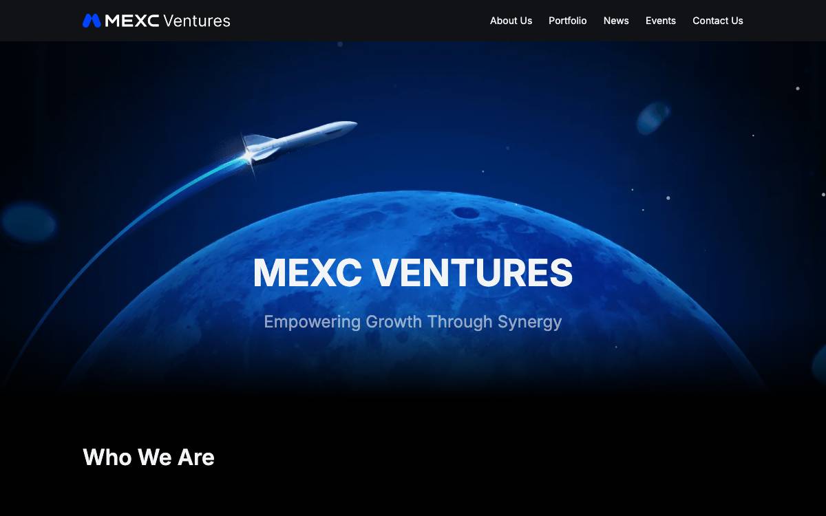MEXC Ventures website preview