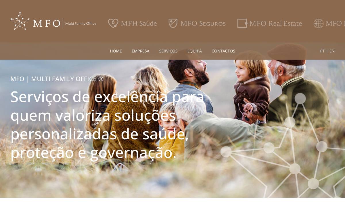MFO - Multi-Family Office website preview
