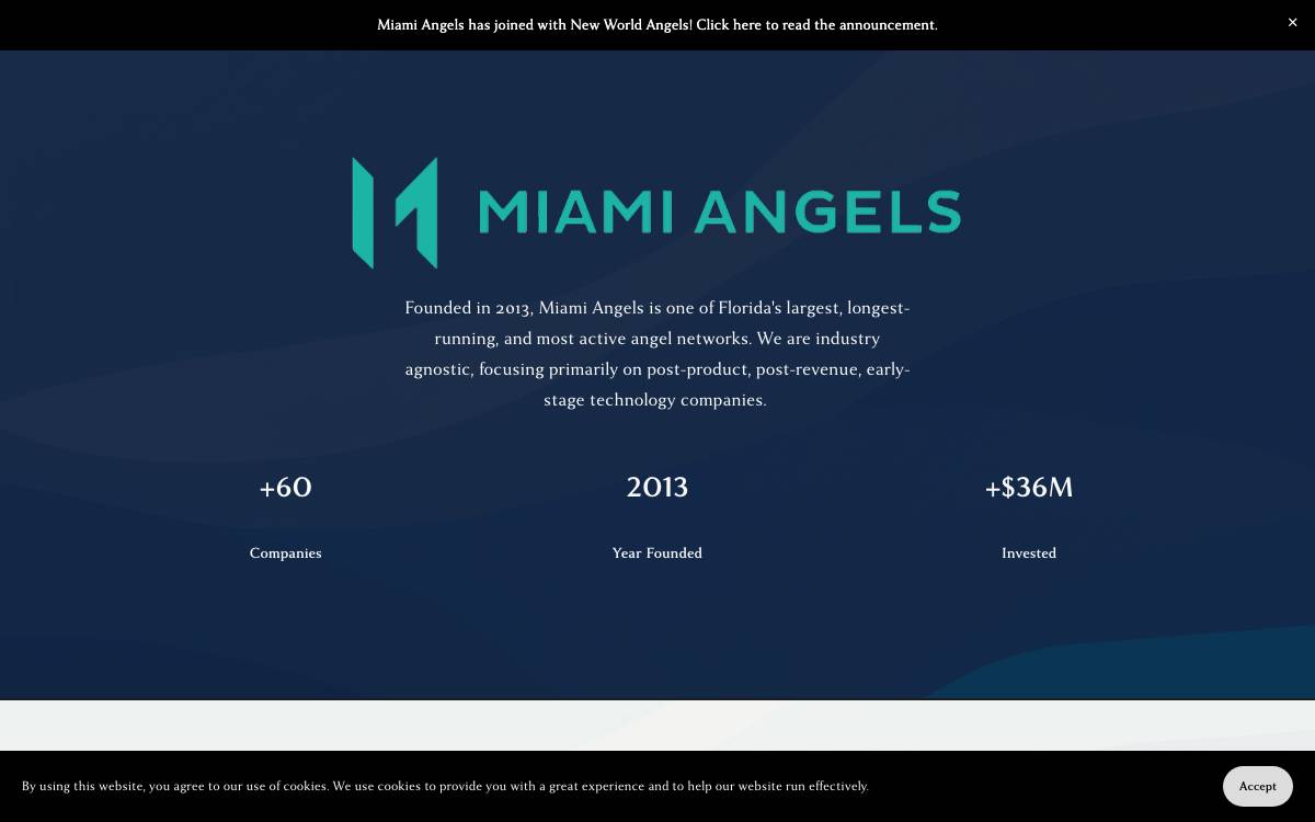 Miami Angels website preview