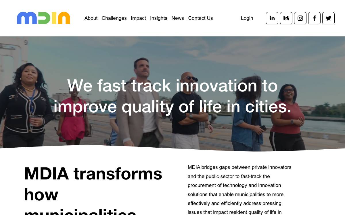 Miami-Dade Innovation Authority website preview