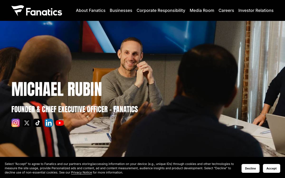 Michael Rubin website preview