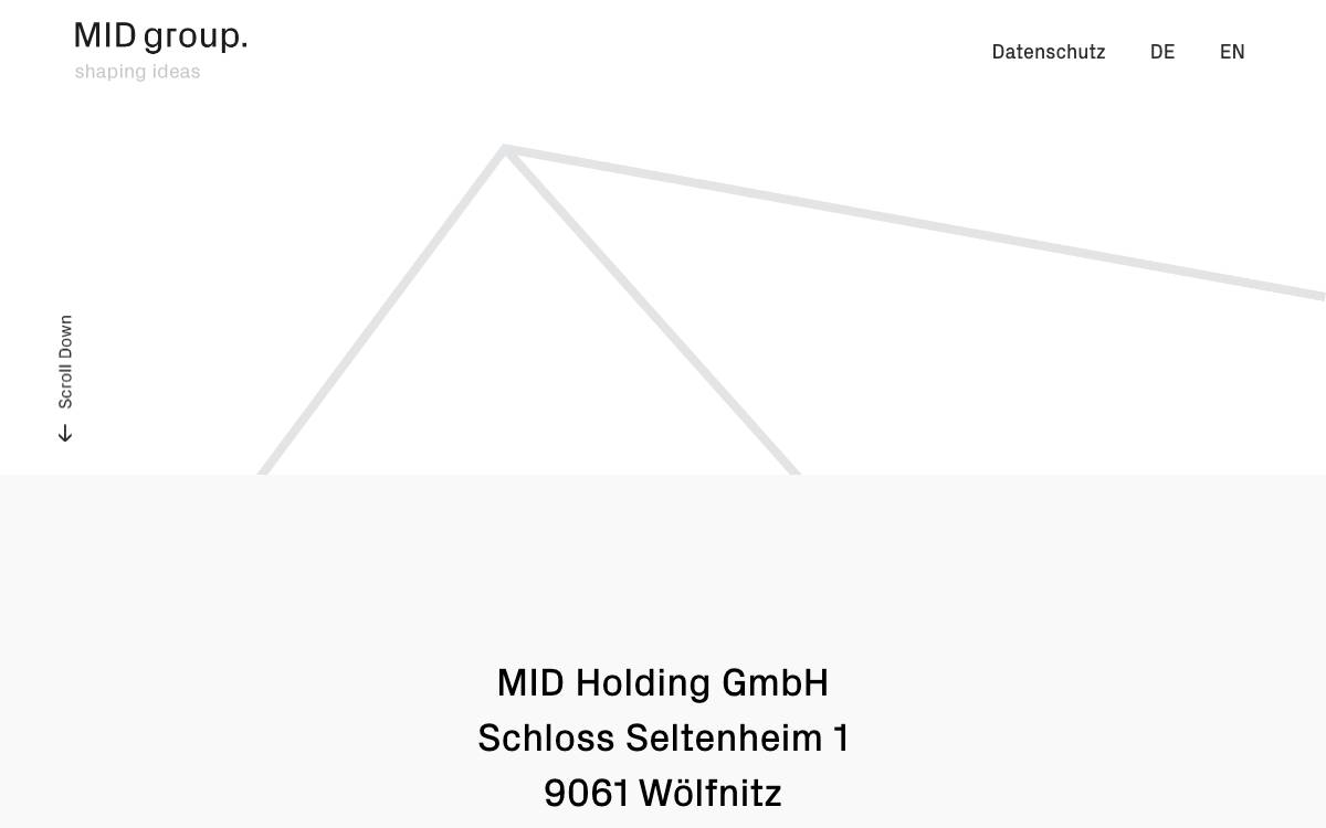 MID Group website preview