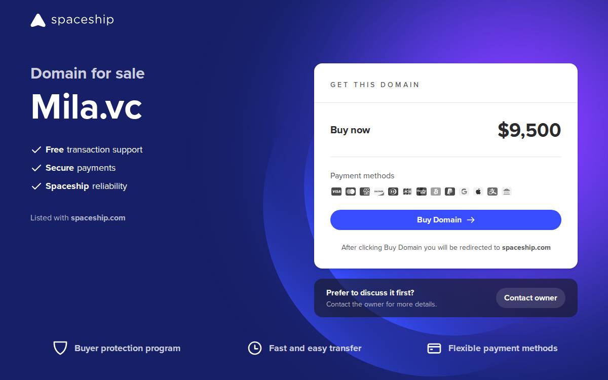 MiLA Capital website preview