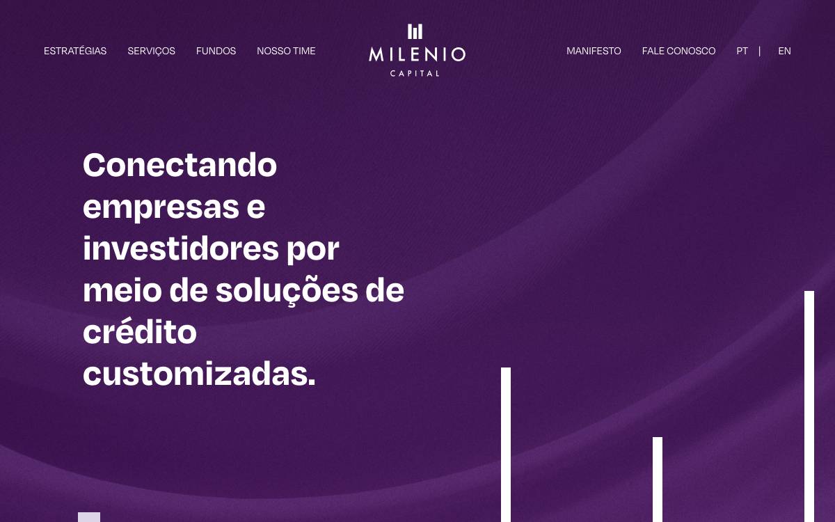Milenio Capital website preview