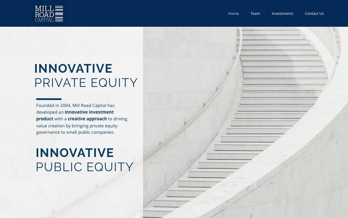 Mill Road website preview