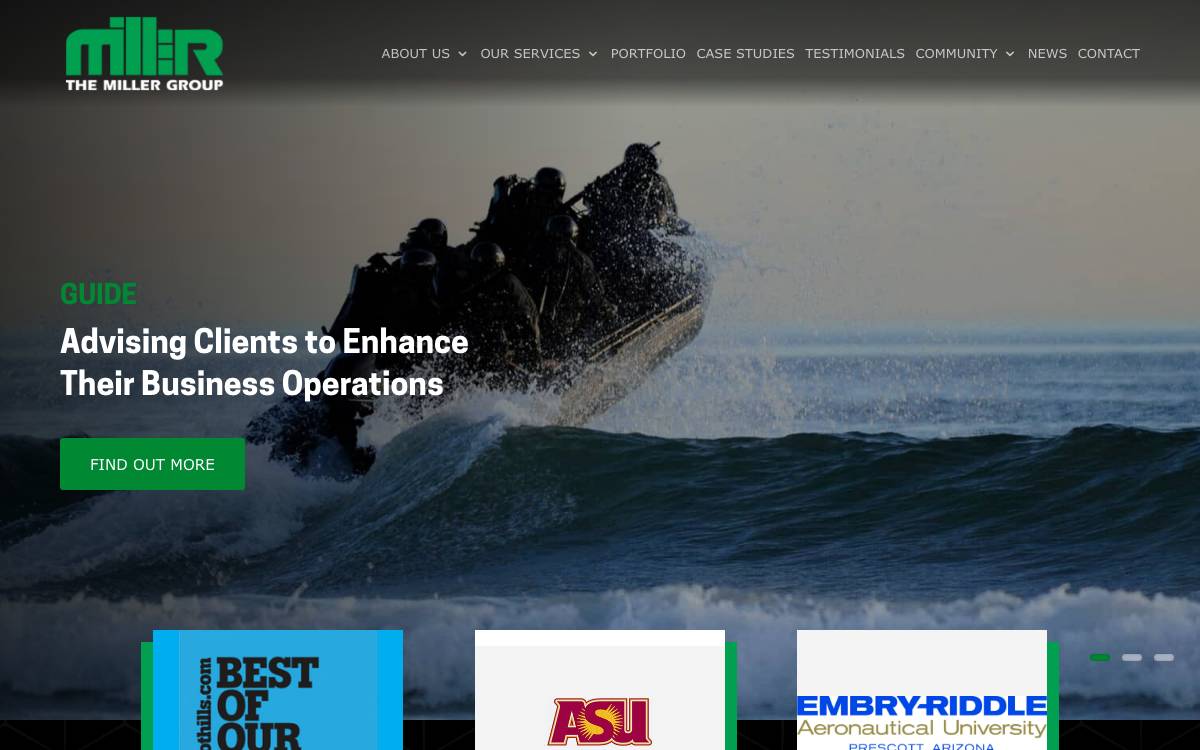 Miller Capital Corporation website preview