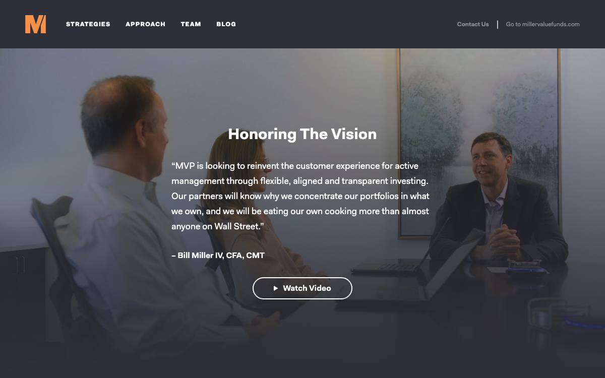 Miller Value Partners website preview