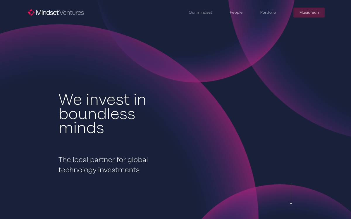 Mindset Venture website preview