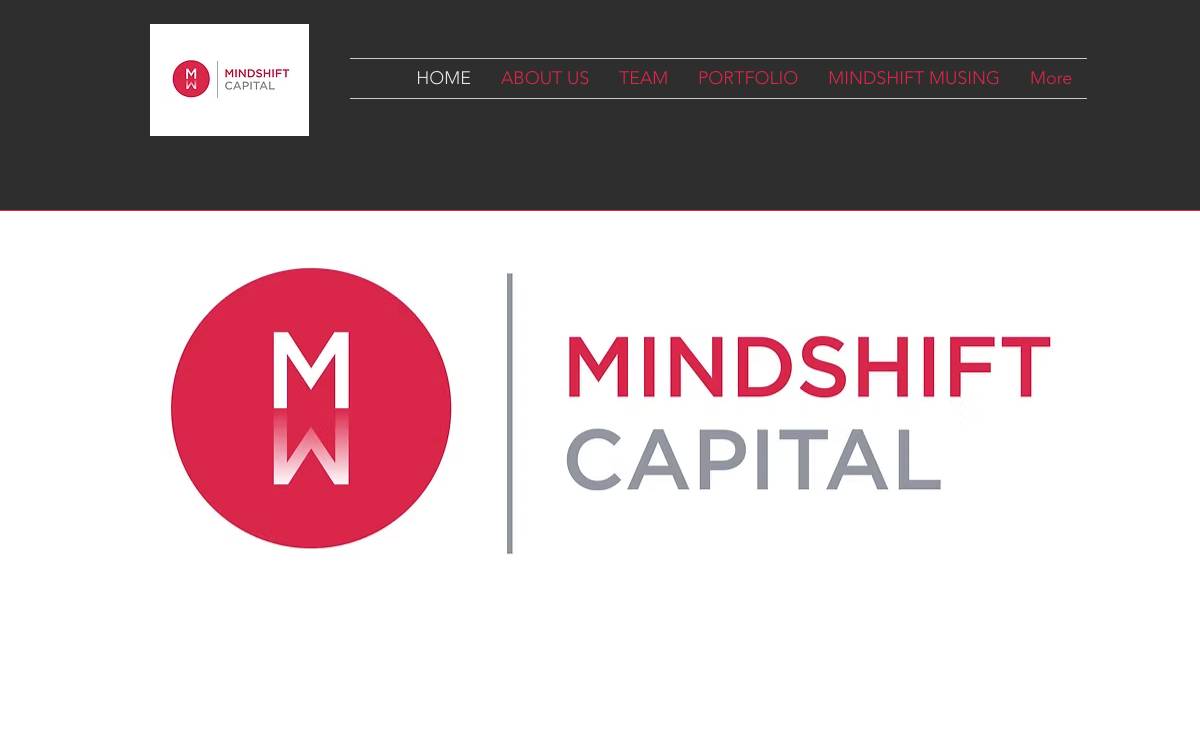 Mindshift Capital website preview